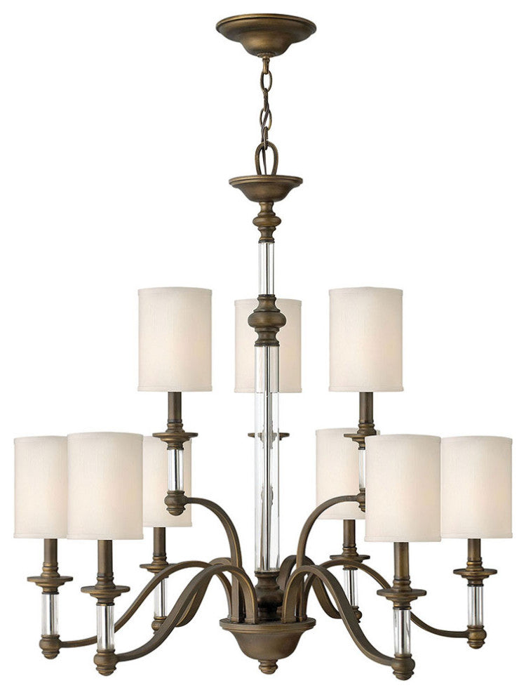 Hinkley Sussex Large Two Tier, English Bronze