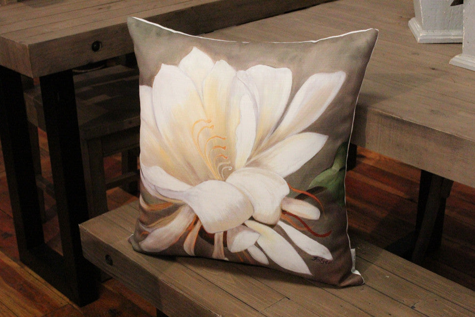 Pillow Decor - Cactus Flower Throw Pillow 20x20 SQ