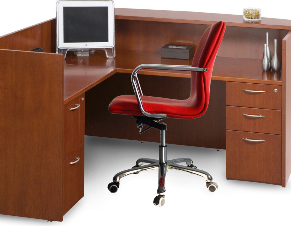 Modern Classics Confreto Conference Office Chair Mid Back, Red