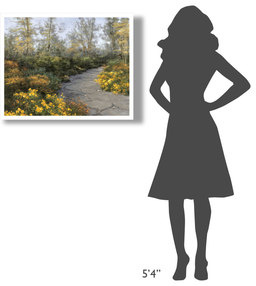 "Step Into Autumn" Digital Paper Print by Diane Romanello, 34"x26"