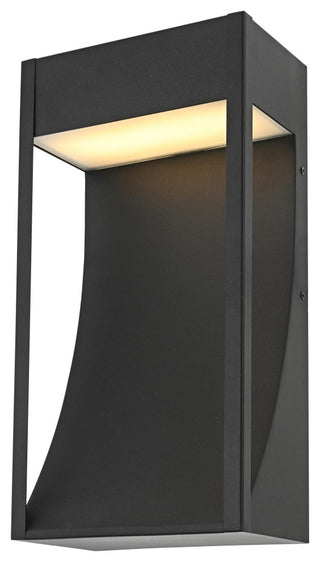 Home Living 7.5" Outdoor Wall Sconce, Black