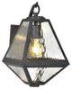 Crystorama Gla-9701-Wt-Bc  1 Light Black Charcoal Outdoor Wall Mount