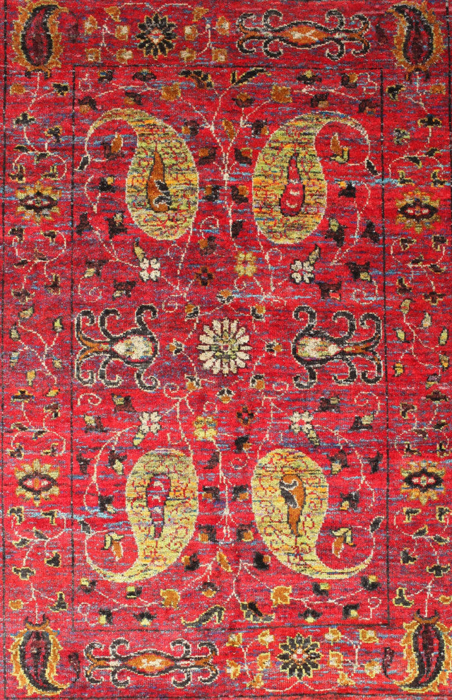 Ahgly Company Indoor Rectangle Traditional Area Rugs, 2' x 4'