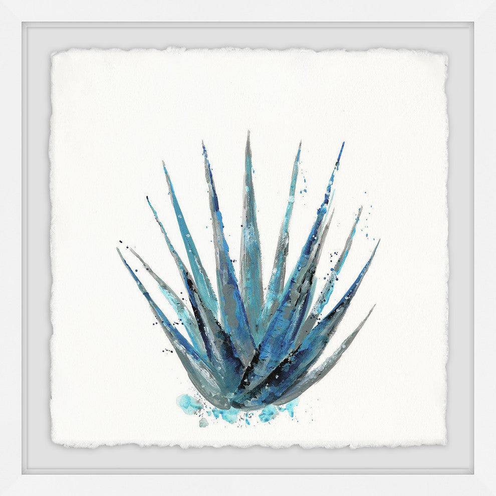 "Agave II" Framed Painting Print, 12"x12"