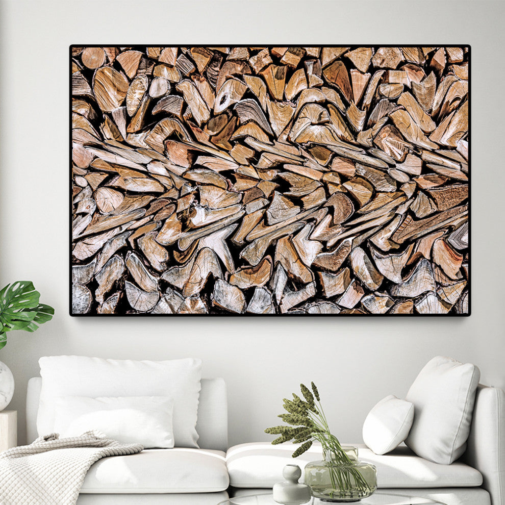 "Pearson - Against The Grain" Oversized Framed Canvas, 40" x 60"