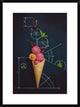 "Summer Homework" Framed Digital Print by Dina Belenko, 24x32"