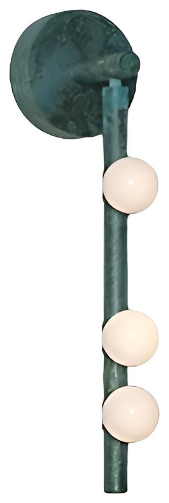 Creative Wall Lamp in American Retro Style for Bedroom, Corridor, 3 Heads, Cool Light