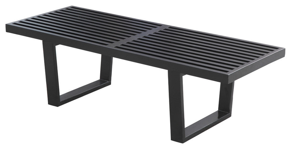 Modern Classics Wood Bench 48", Black