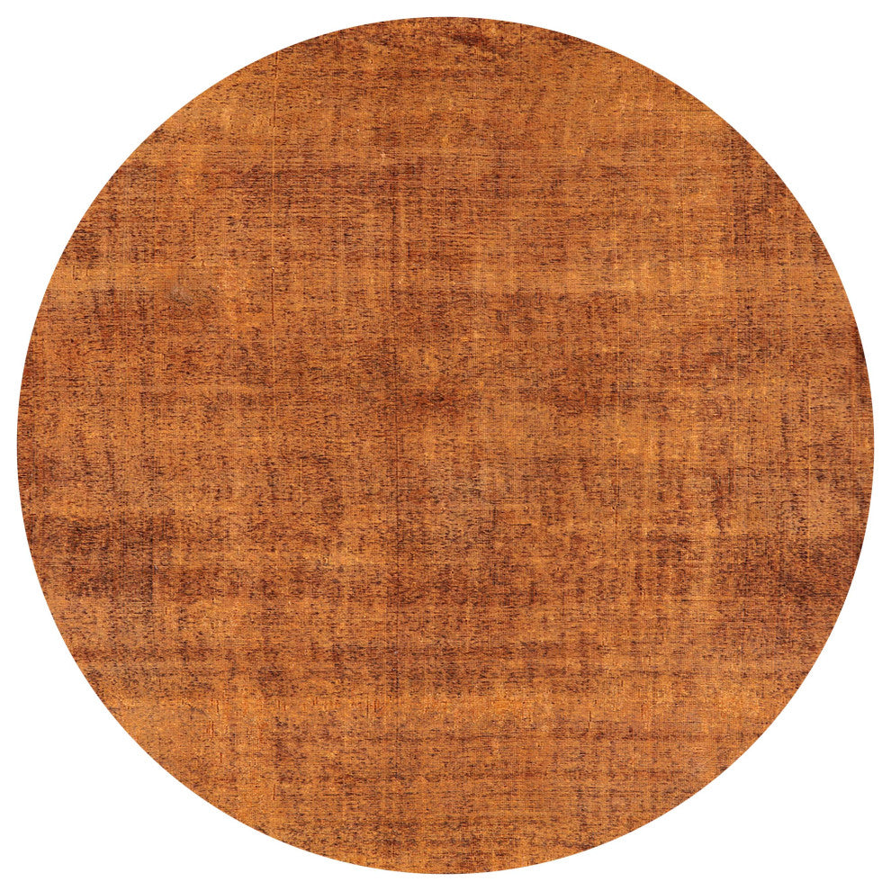 Ahgly Company Indoor Round Mid-Century Modern Area Rugs, 7' Round