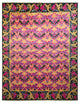 Arts and Crafts, One-of-a-Kind Hand-Knotted Area Rug Black, 7'10"x10'3"