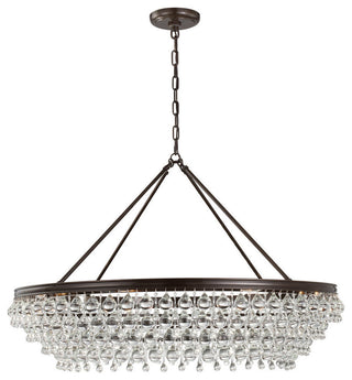 CRYSTORAMA 278-VZ Calypso 8 Light Chandelier