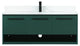 Elegant VF43548MGN-BS 48"Single Bathroom Vanity, Green With Backsplash