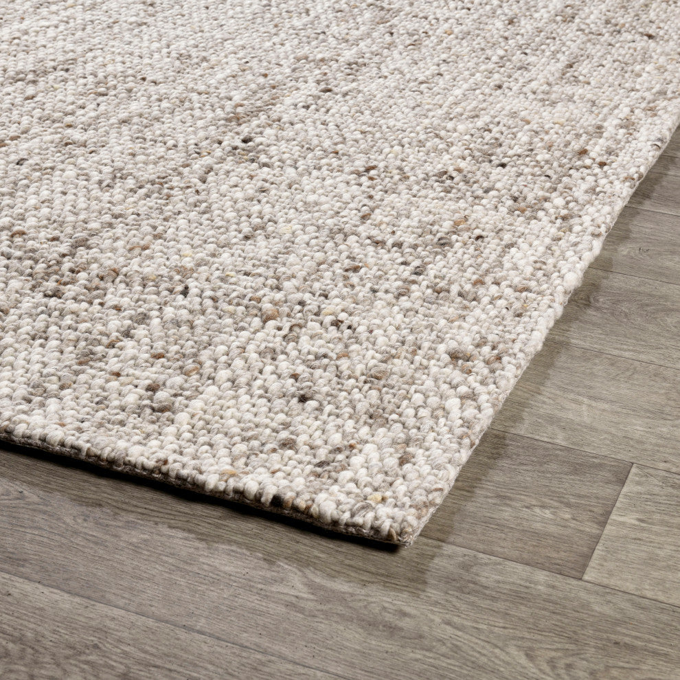Lynwood Wool Area Rug by Kosas Home, Natural, 8x10