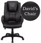 Black High Back Leather Chair