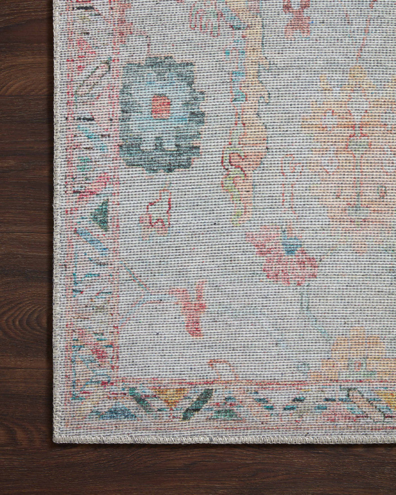 Loloi II Elysium Pebble / Multi 9'-6" x 9'-6" Round Area Rug