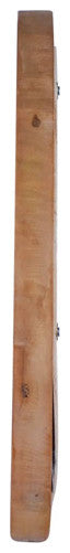 vidaXL Decorative Mirror Wall Mirror Bathroom Mirror Solid Teak Wood Round