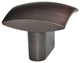 Utopia Alley Rhonda Contoured Square Cabinet Knob, 1.3", Oil Rubbed Bronze, 0.7, 10 Pack