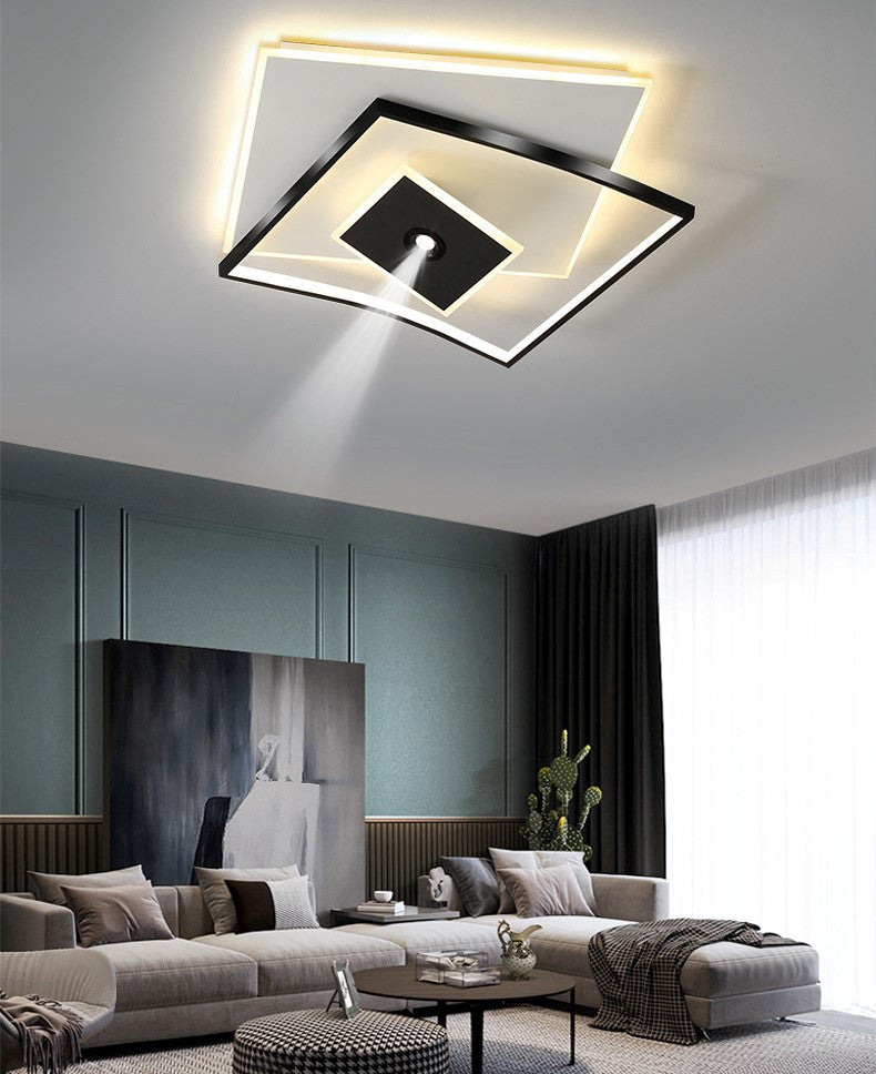 Spa | Dimmable LED Ceiling Lamp, Square, Cool Light