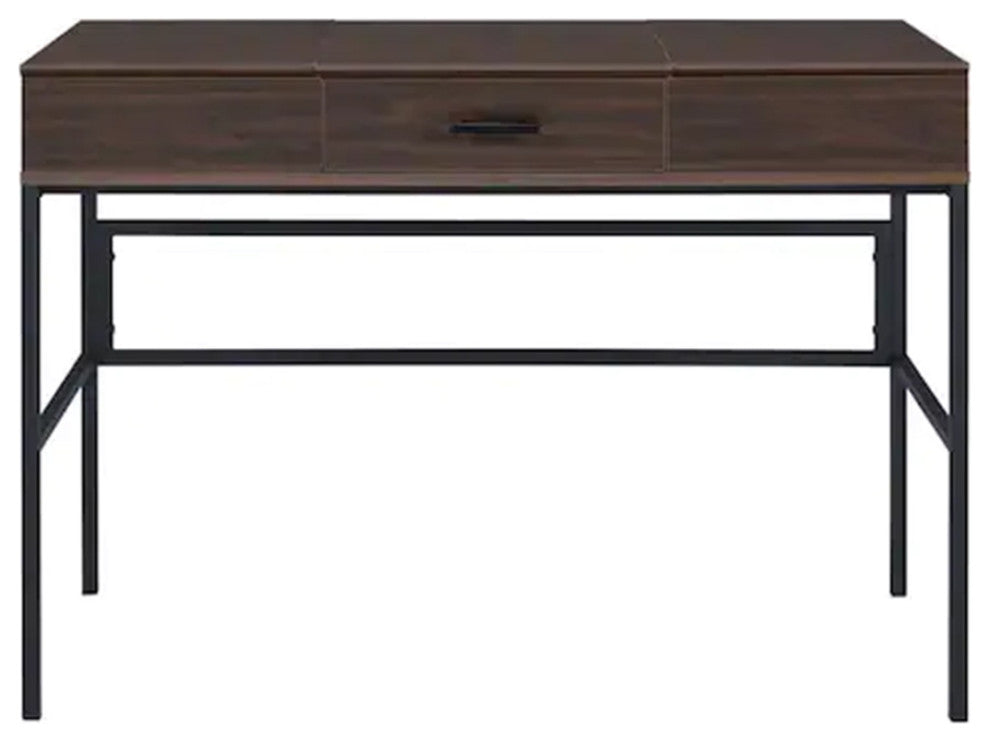 Built-in USB Port Writing Desk With, Oak