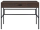 Built-in USB Port Writing Desk With, Oak