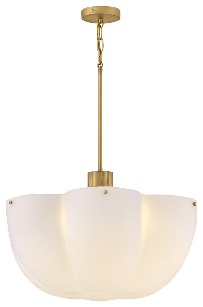 Hinkley Becca Medium Chandelier, Heritage Brass