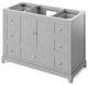 Addington Modern 48" Grey Vanity, Boulder Cultured Marble Vanity Top