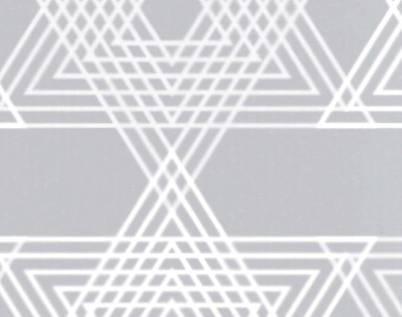 Star Light Holiday Geometric Print Kitchen Towel, Gray
