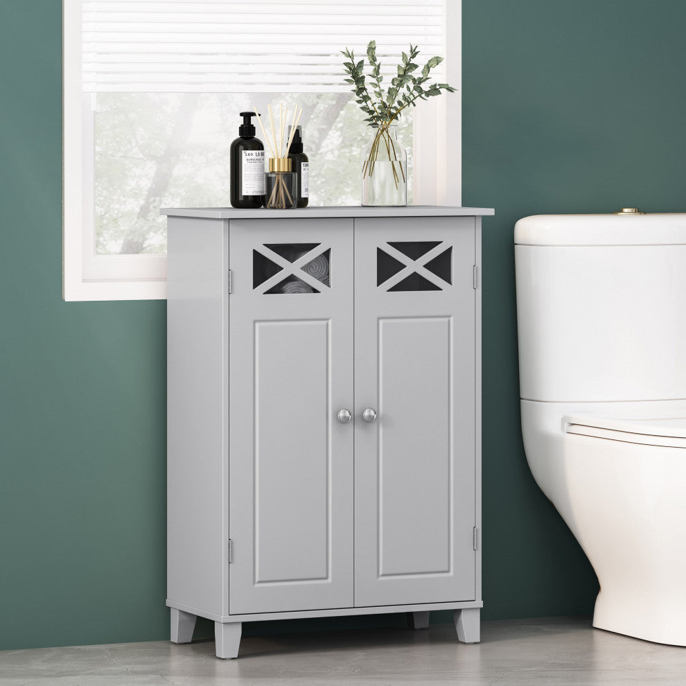 Ascutney Bathroom Storage Cabinet, Grey