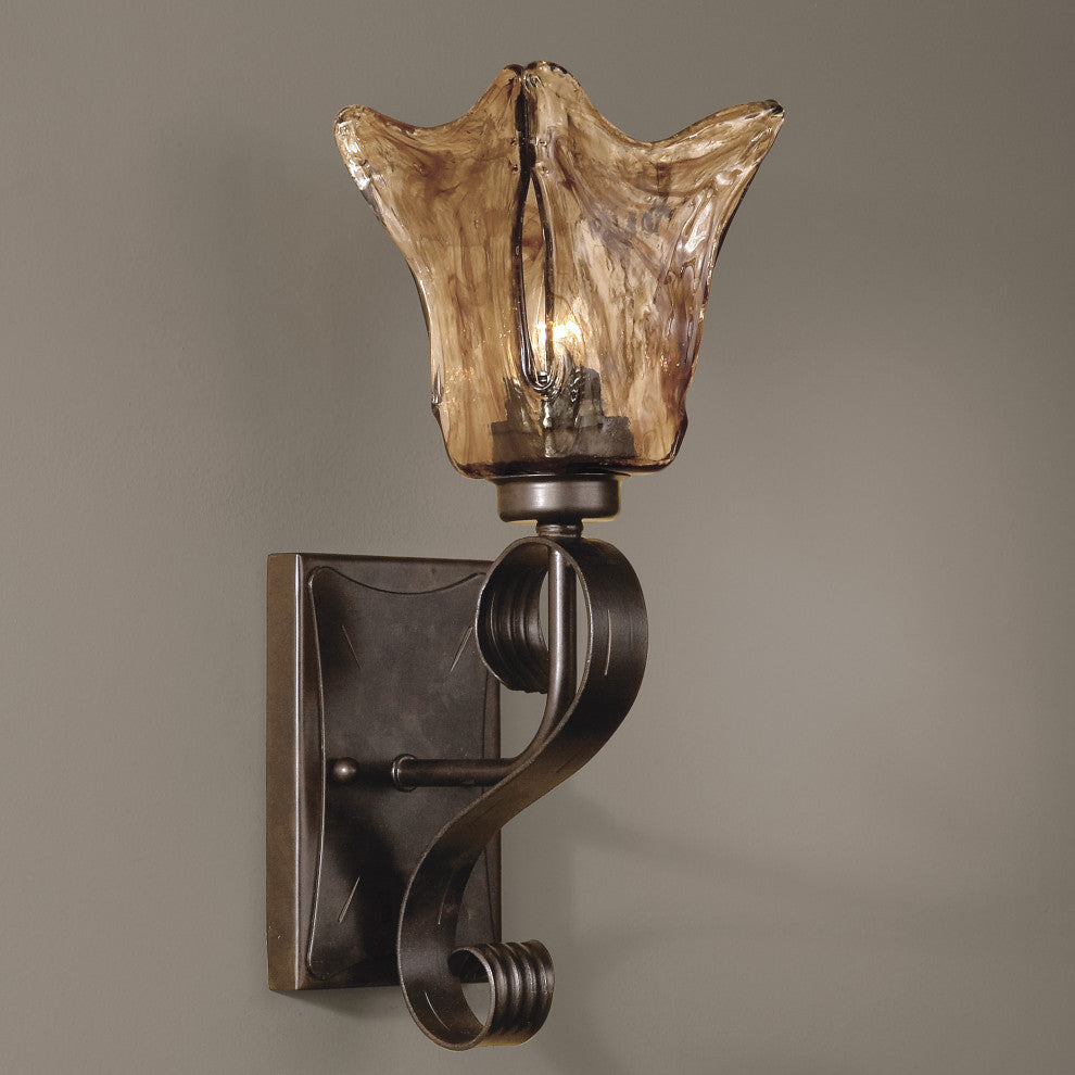Uttermost 22402 Vetraio Glass Wall Sconce
