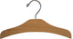 Alder Wood Arched Kids Top Hanger With Matte Natural Finish, Box of 50