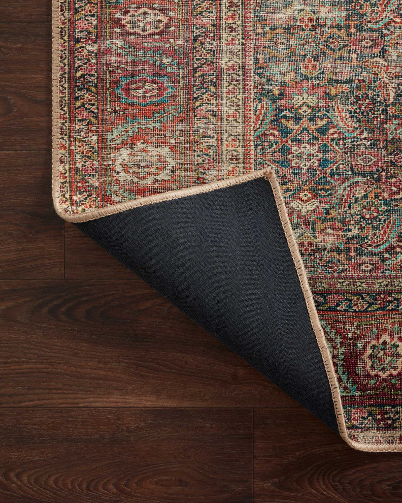 Loloi II Wynter Onyx / Multi 18" X 18" Swatch Area Rug