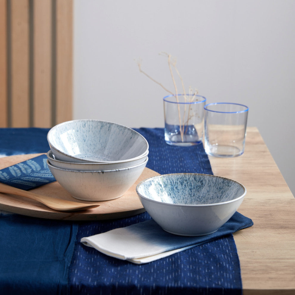 Kiln Blue by Denby Cereal Bowls, Set of 4