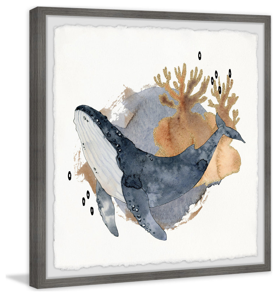 "Rule the Waters" Framed Painting Print, 18x18