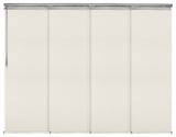 Elza 4-Panel Track Extendable Vertical Blinds 48-88"W