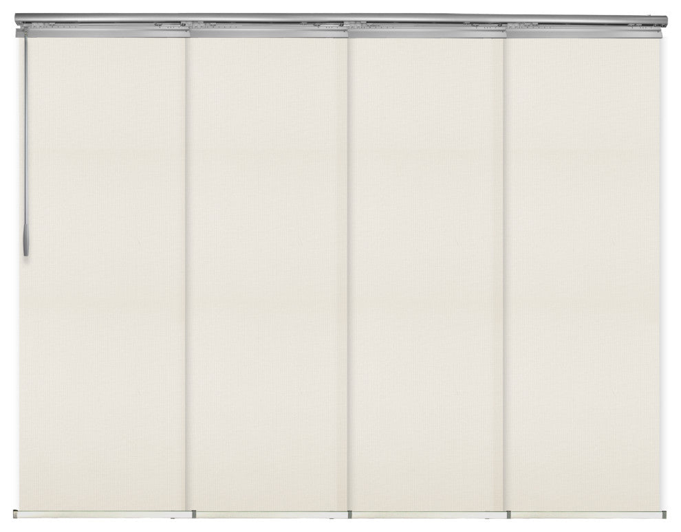Elza 4-Panel Track Extendable Vertical Blinds 48-88"W