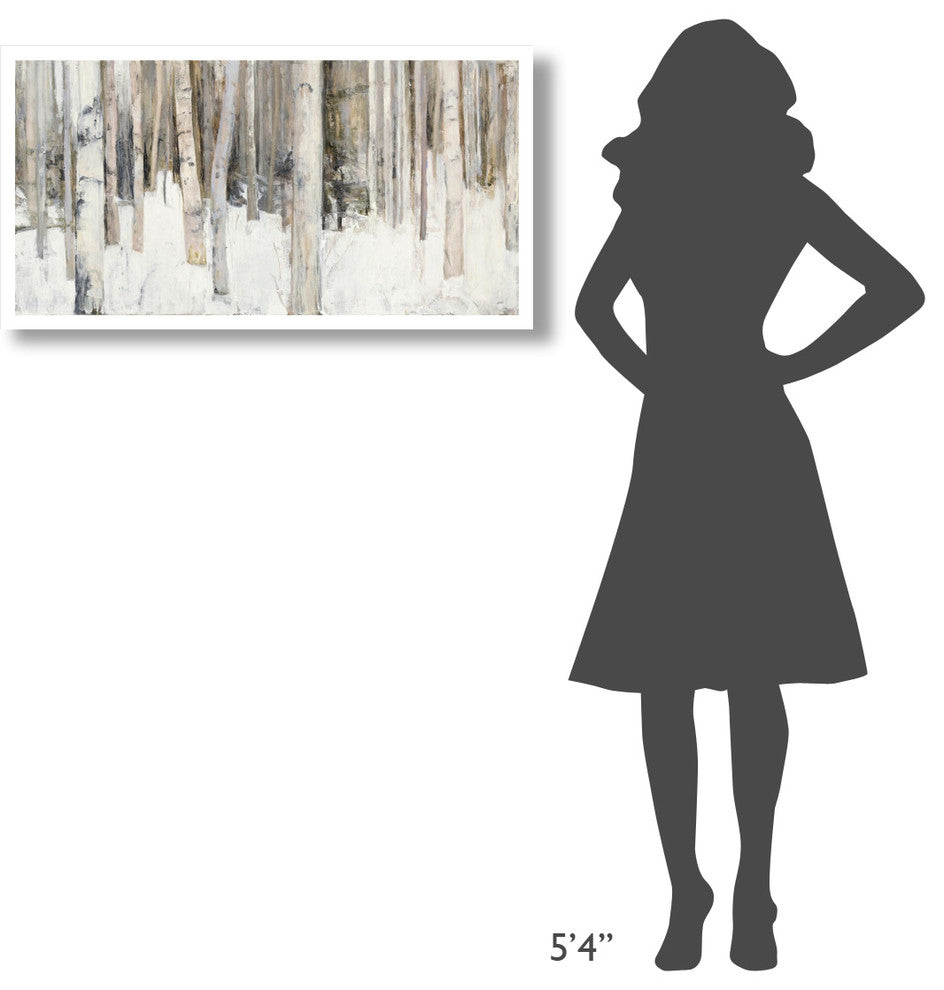 "Warm Winter Light III" Digital Paper Print by Julia Purinton, 38"x20"