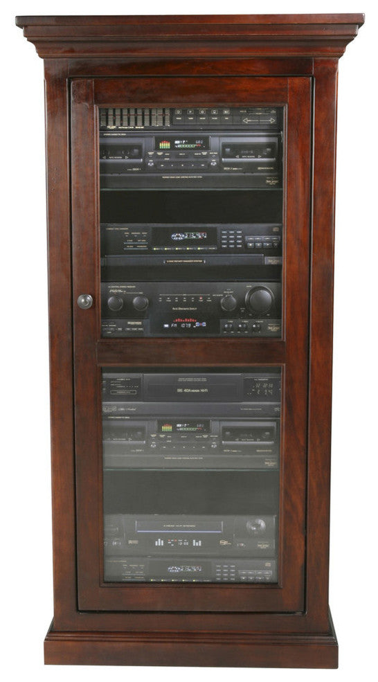 Eagle Furniture Coastal Audio Tower, Caribbean Rum