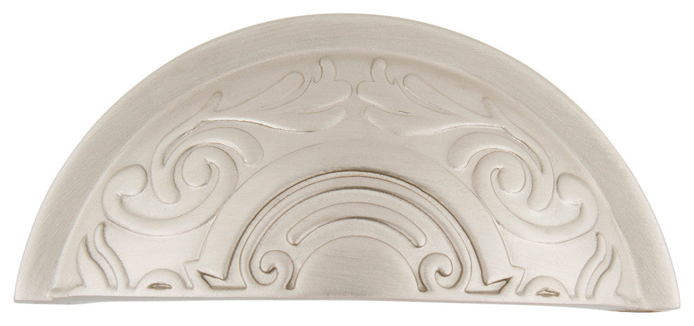 Nostalgic Warehouse Cup Pull Victorian, Satin Nickel