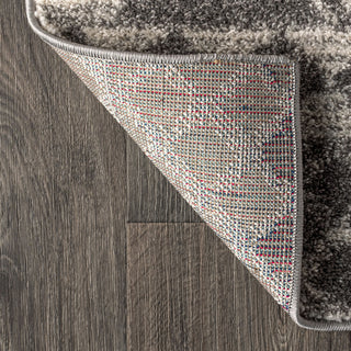 Amir Moroccan Beni Souk Rug, Gray/Cream, 8 X 10