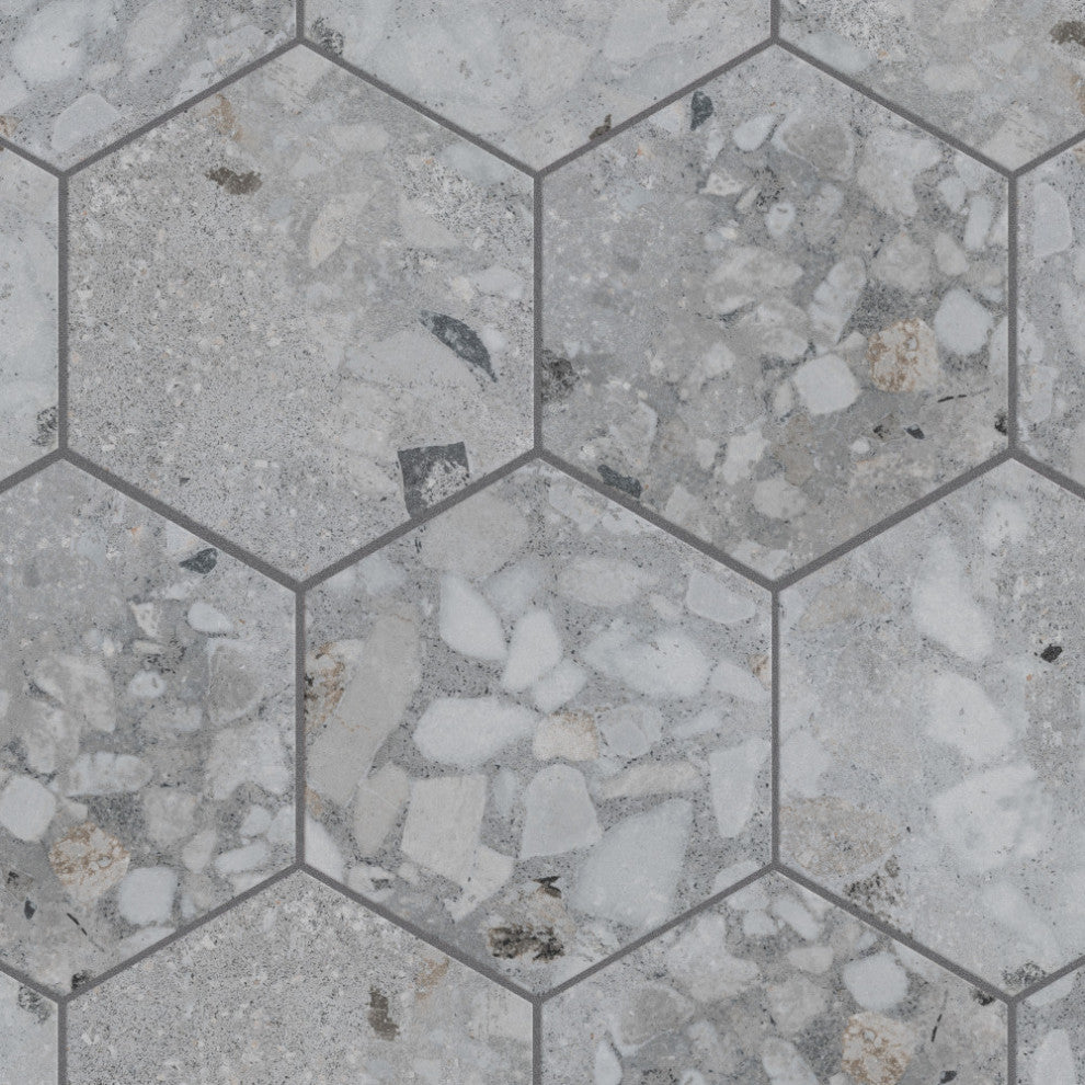 Recycle Hex River White Porcelain Floor and Wall Tile
