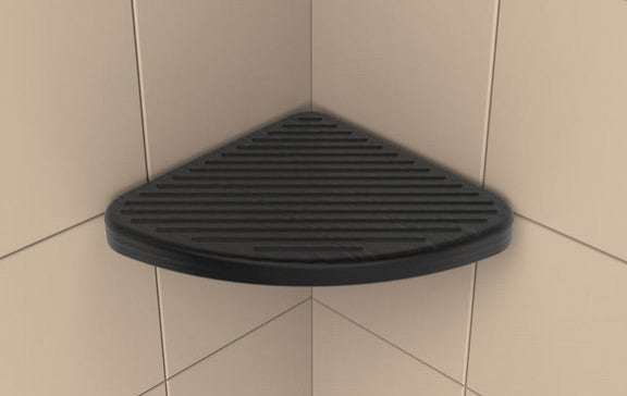 TileWare Victoria Series Corner Foot Prop, Matte Black