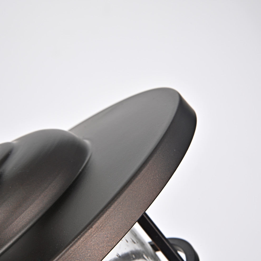 CHLOE Lighting Markus Transitional 1-Light Rubbed Bronze Outdoor Wall Sconce