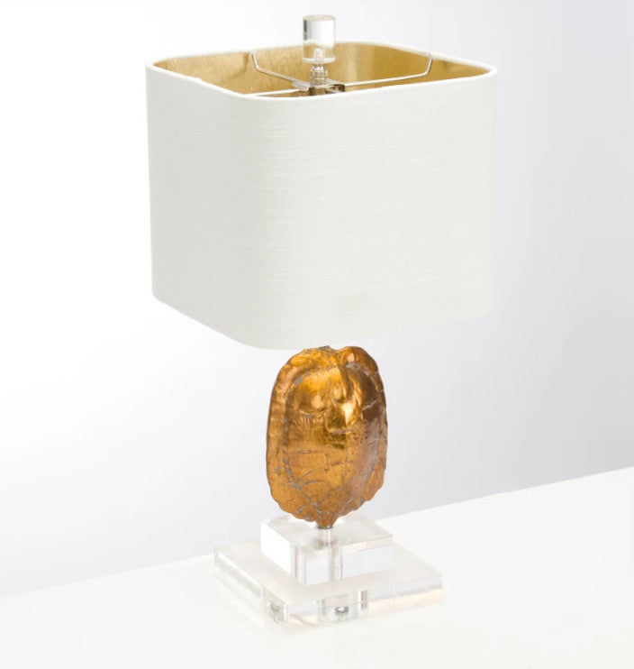 Tortoise Accent Lamp, 17.5"H