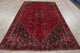 Consigned, Oriental Vintage Traditional Hand-Knotted Persian Area Rug, Red, 6x9