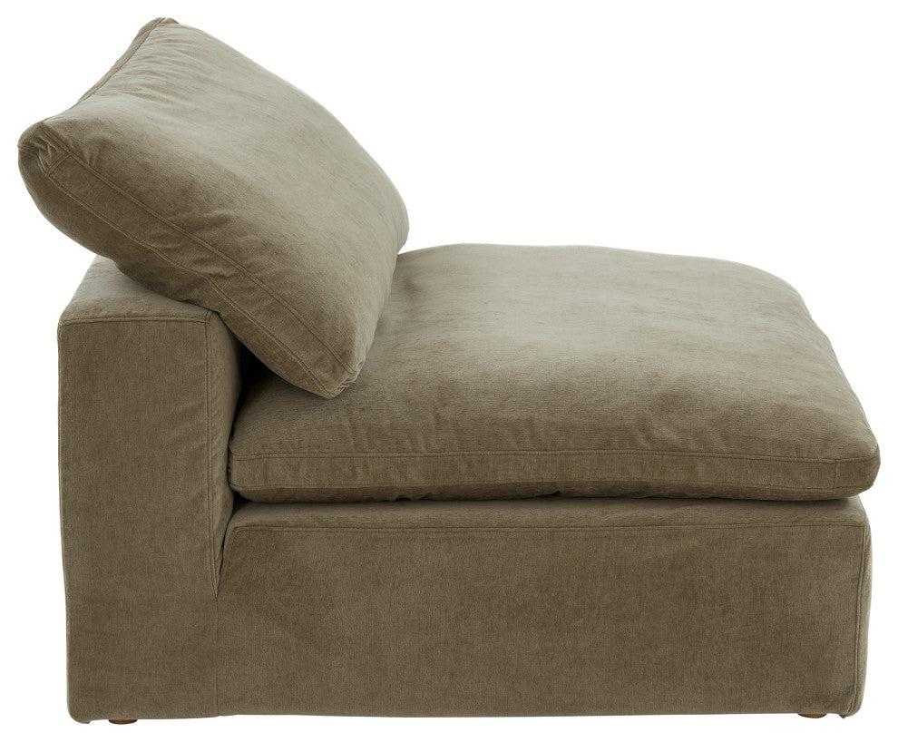 Clay Slipper Chair Performance Fabric