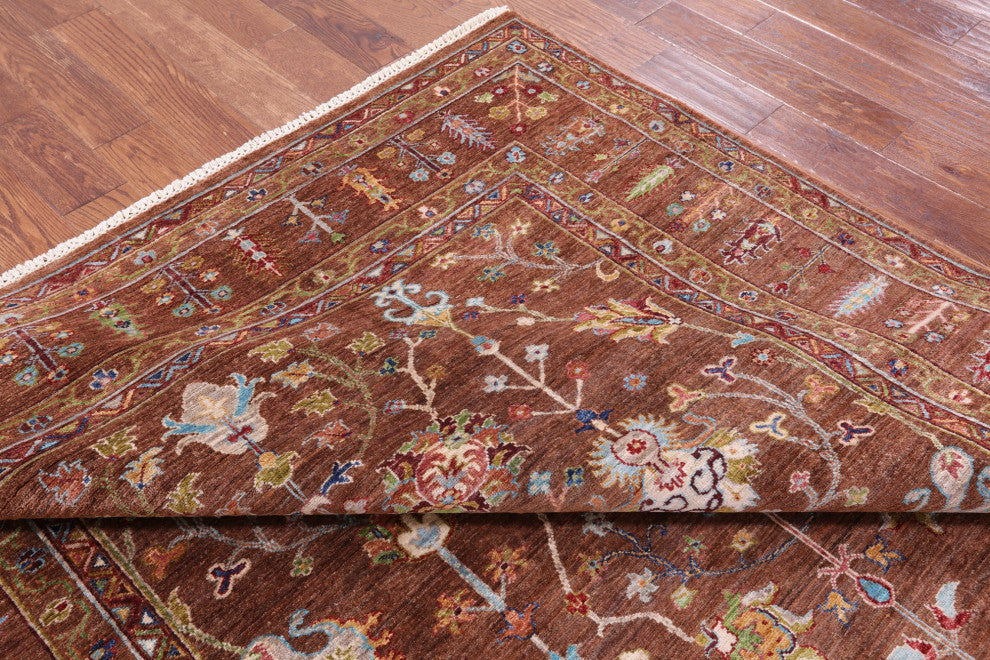 Persian Tabriz Handmade Rug 7' 1" X 10' 2" Q10039