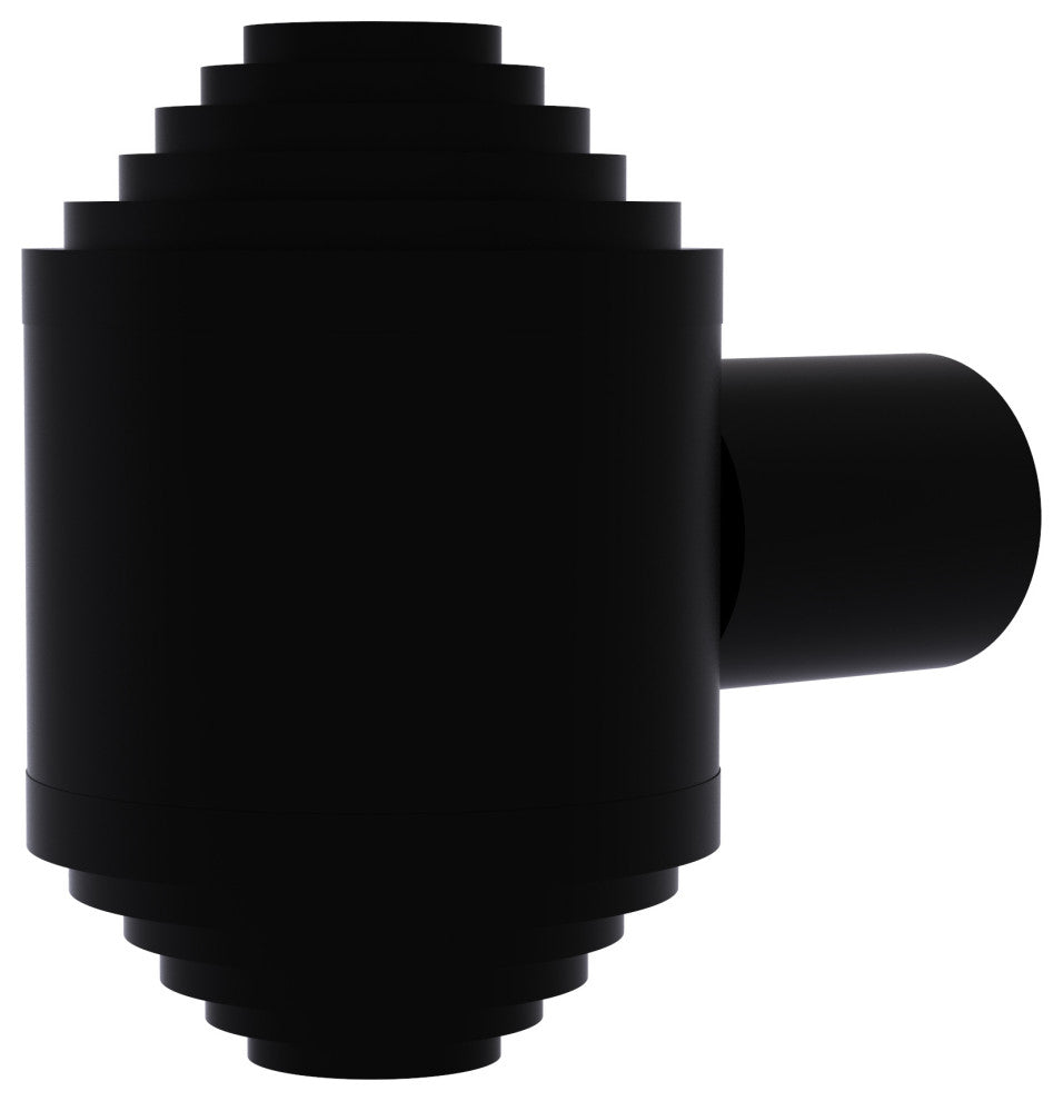 1-1/4" Cabinet Knob, Matte Black