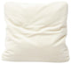 Tipsy Rose Floppy Pillow, Cream, 20x20"