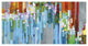 "Rainbow of Stripes Square" Digital Paper Print by Danhui Nai, 50"x26"