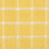 DII Yellow Combo Windowpane Dishcloth, Set of 6